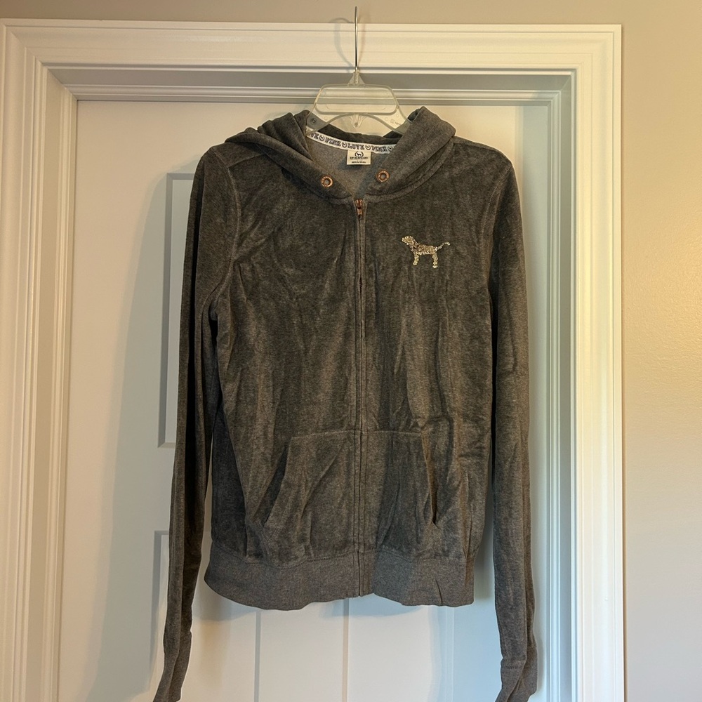PINK Victoria's Secret Gray Hoodie